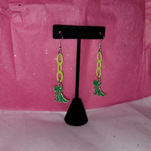 Load image into Gallery viewer, T-Rex Earrings
