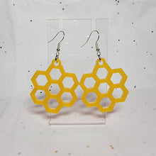 Load image into Gallery viewer, Honeycomb Earrings
