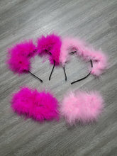 Load image into Gallery viewer, Fluff Kitty Ears &amp; Earrings Set
