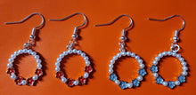 Load image into Gallery viewer, Floral Hoop Earrings
