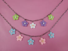Load image into Gallery viewer, Paperclip Floral Chokers
