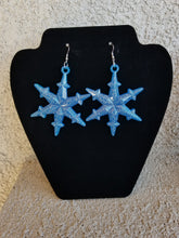 Load image into Gallery viewer, Snowflake Resin Earrings

