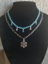 Load image into Gallery viewer, Snowflake Stacked Choker
