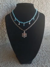 Load image into Gallery viewer, Snowflake Stacked Choker
