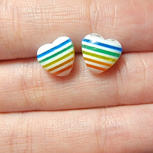 Load image into Gallery viewer, Heart Stud Earrings
