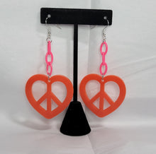 Load image into Gallery viewer, Peace &amp; Love Earrings
