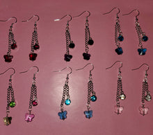 Load image into Gallery viewer, Cascading Butterfly Earrings
