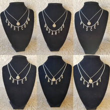 Load image into Gallery viewer, Horoscope Stacked Chokers

